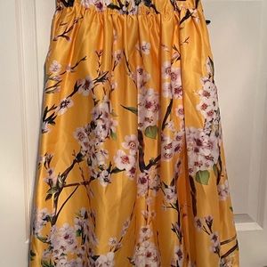 NWT Floral Midi Skirt